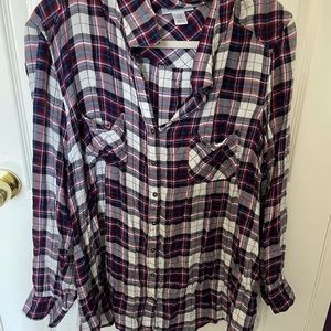 Motherhood Maternity 1x Flannel